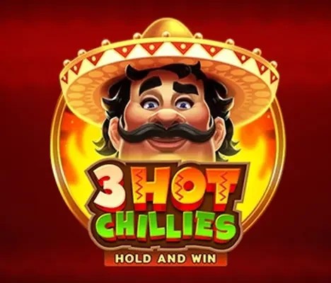 3 Hot Chillies slot logo by 3 Oaks Gaming at Melbet Casino