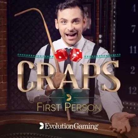 First Person Craps online game logo by Evolution on melbet-ethiopia.top
