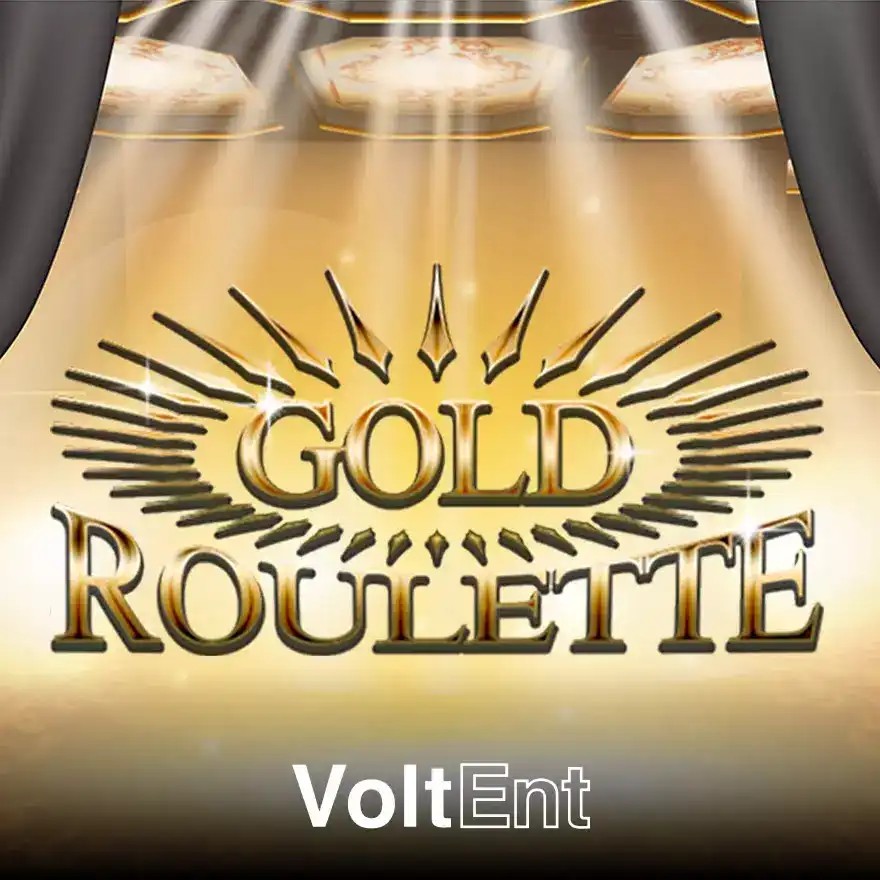 Official Table Games logo: Gold Roulette by VoltEnt at Melbet Casino