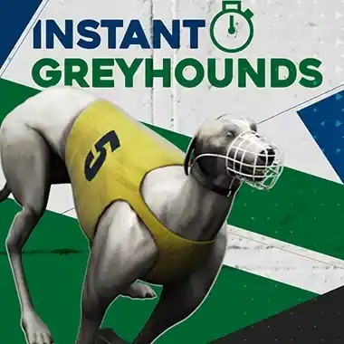 Instant Virtual Greyhounds logo – Crash Games by Leap Gaming at Melbet Casino