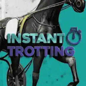 Instant Virtual Trotting game by Leap Gaming – logo hosted on Melbet Casino