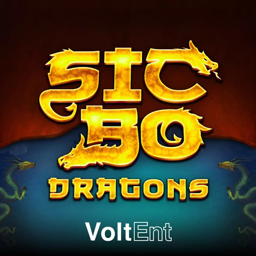 Official Table Games logo: Sic Bo Dragons by VoltEnt at Melbet Casino